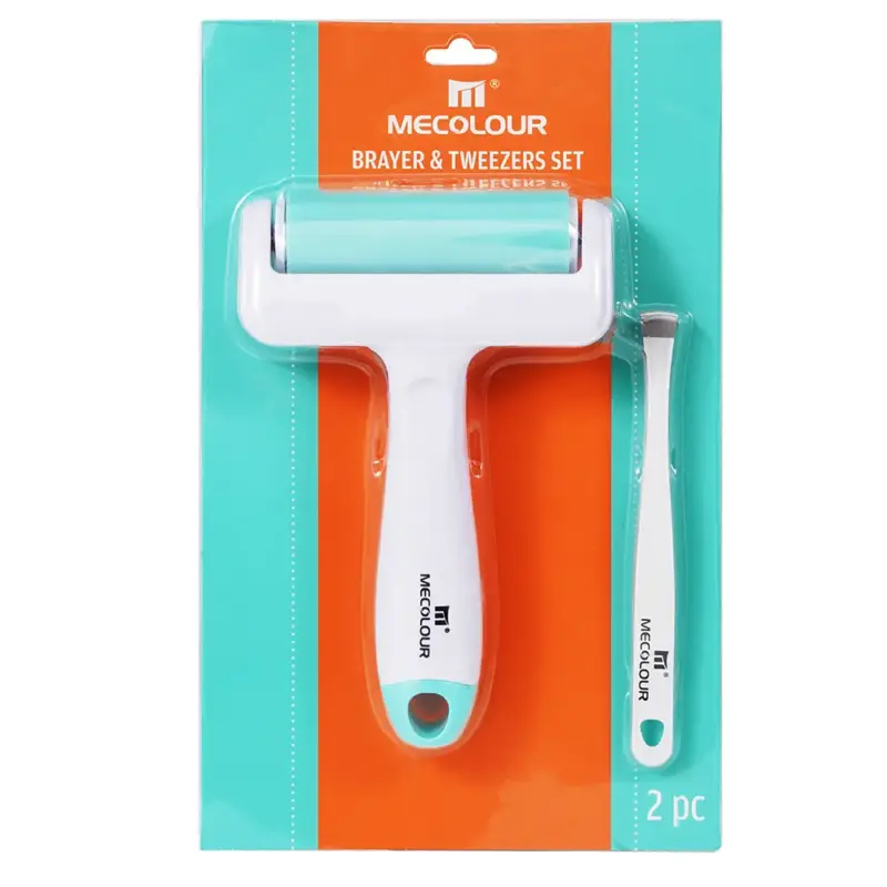 Brayer and tweezers-3