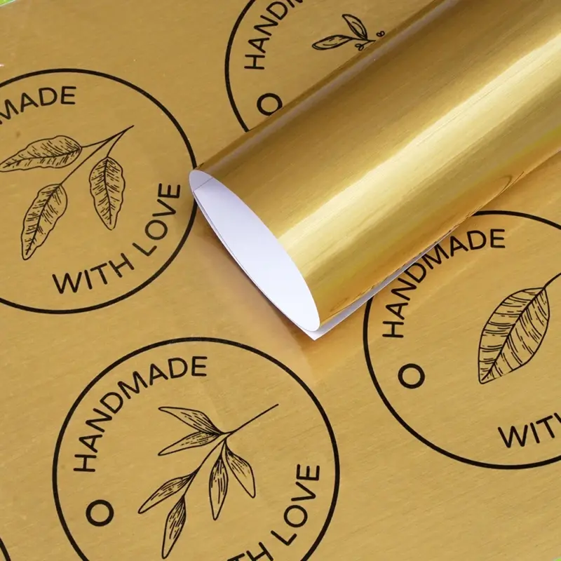 sublimation sticker vinyl-brushed gold-2