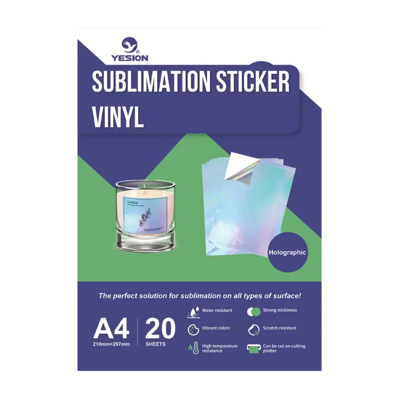 sublimation sticker vinyl-holographic-1