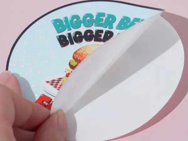 PET top layer+static coating+release liner